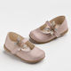 Ever Kid Taufschuhe für Mädchen Leder Pumpen Rosa