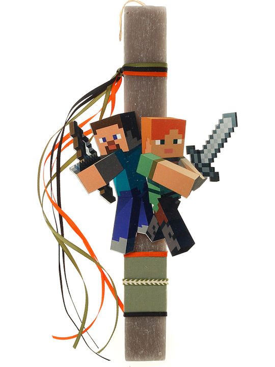 Πασχαλινή Λαμπάδα Minecraft Πλσ-2609