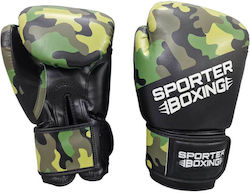 Sporter Boxing Γάντια Πυγμαχίας για Αγώνα Μαύρα