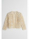 Kids Cardigan Knitted Beige