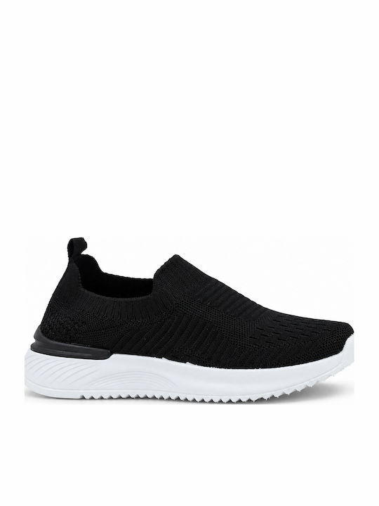 Jomix Damen Slip-Ons Schwarze