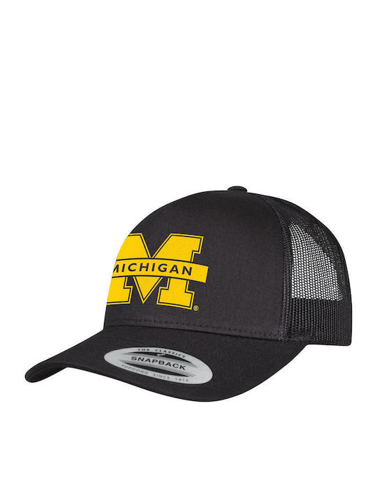 Michigan Logo Trucker Cap Black One