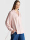 Long Sleeve Striped Pink Tunic