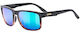 Uvex Cycling Glasses with Black Frame and Mirror Lenses