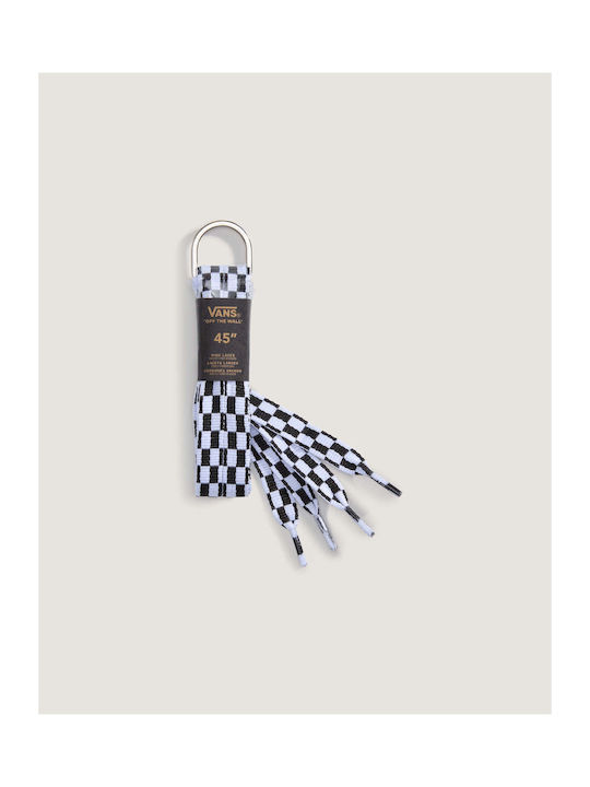 Vans Unisex Checkerboard Fat Shoe Laces Black White Vn000t0gy28 Vans Unisex Checkerboard Fat Shoe Laces Black White Vn000t0gy28