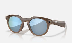 Oakley Meta HSTN Prizm Deep Water Brown Smoke frame Smart Glasses Καφέ