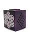 Aromatic Essential Oil Burner Soapstone Flower Life Violet XL 12cm