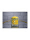 Aromatic Soy Candle in Jar with Lemon Scent Yellow 340g