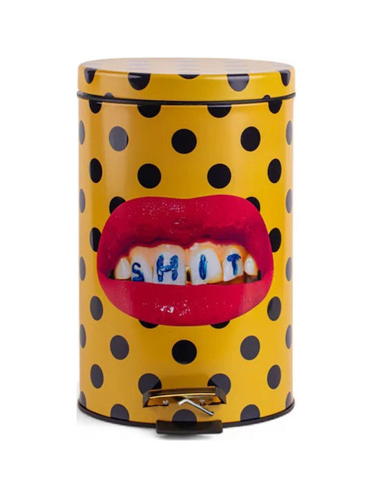 Seletti Coș Metalic De Baie 12lt Multicolor