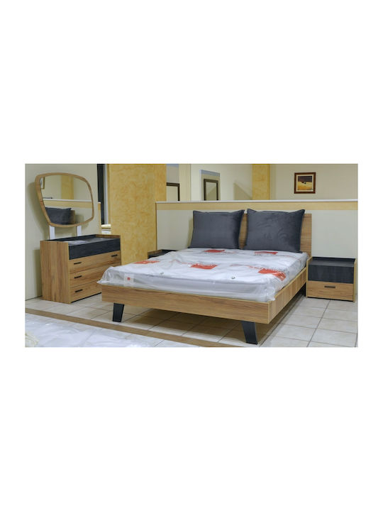 Спален Комплект Дъб 160x200см 5 Бройки