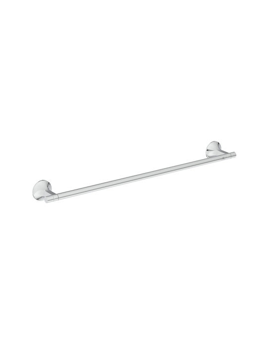 Ideal Standard Ράγα Μπάνιου Μονή Επιτοίχια με Βίδες Ασημί