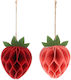 Atmosphera Strawberry Easter Ornament Paper 11x15cm