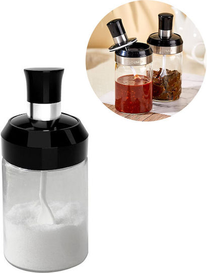 Glass Transparent Spice Jar