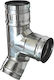 Ταφ Pellet 90ο Φ080 Αριστερο 0,4mm Inox 304ce T...