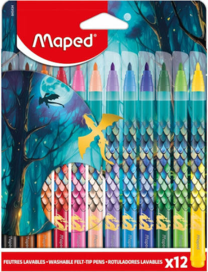 Maped Markere De Desen Subțiri Set 12 Culori