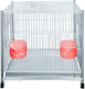 Klouvotechniki Bird Breeding Cage 40x27x36cm Silver