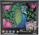 Diamantiny Level Up Decorative Colorful Pebbles Peacock Board 96578