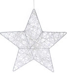 Iliadis Christmas Pendant Star Plastic White