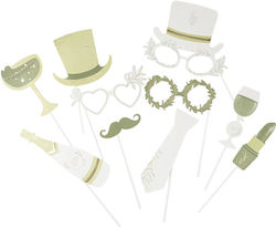 Beauty Home Set 10 Bucăți Photo Booth Props Măslină