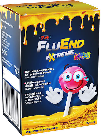 Sun Wave Pharma Fluend Extreme Kids Supliment Pentru Întărirea Sistemului Imunitar 10 Pastiluțe
