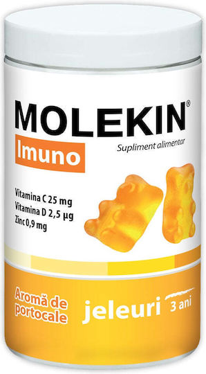 Zdrovit Molekin Imuno 3 Ani+ Supliment Pentru Întărirea Sistemului Imunitar 60 Gummies Portocală