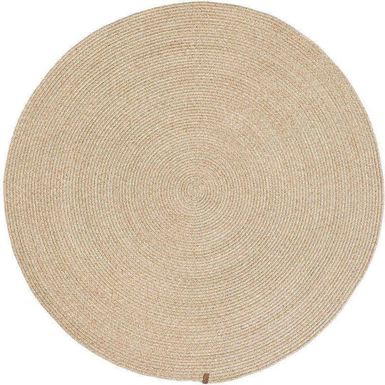 Ανατόλια Χαλί από Γιούτα Φ200cm Beige