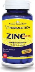 Herbagetica Zinc Forte 60 Capsule Herbagetica Zinc Forte 60 Capsule