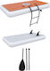 DECKTENT Aufblasbare Schwimmende Plattform Braune 200x100cm