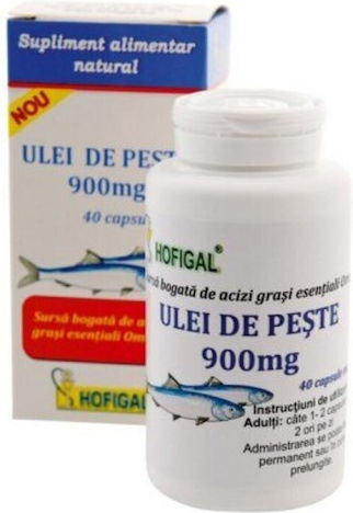 Hofigal Fish Oil Supliment Pentru Memorie și Concentrare 40 Capsule
