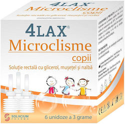 Solacium Pharma Microclismă 4lax Microclismă Pentru Constipație Potrivit Pentru Copii 4 Bucăți