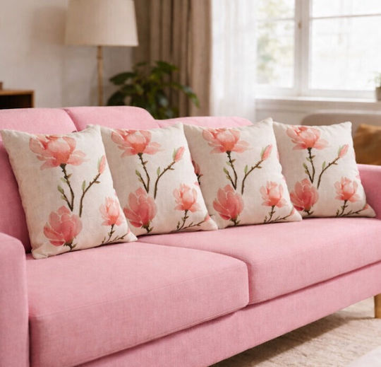 ForHome Калъф за възглавница Fiore Di Magnolia 45x45 см