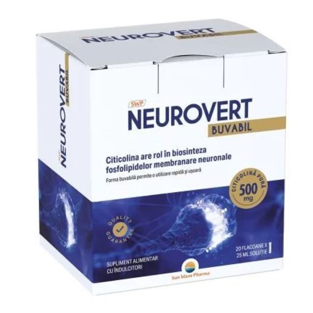 Sun Wave Pharma Neurovert Soluție Orală Supliment Alimentar Special 20 ...