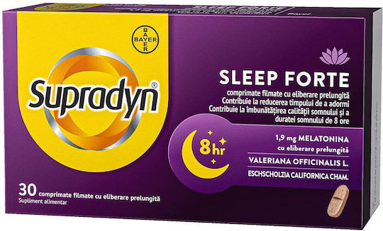 Bayer Supradyn Sleep Forte Supliment pentru Stres 30 Comprimate