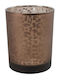 Atmosphera Glass Candle Holder in Brown Color 10x12.5cm