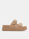 Γυναικεία Σανδάλια Flatforms Μπεζ