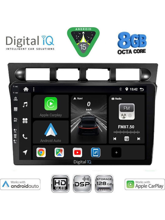 Digital IQ Car Audio System for Kia Picanto 2004-2008 (Bluetooth/USB/WiFi/GPS/Apple CarPlay/Android Auto) with 9" Touch Screen