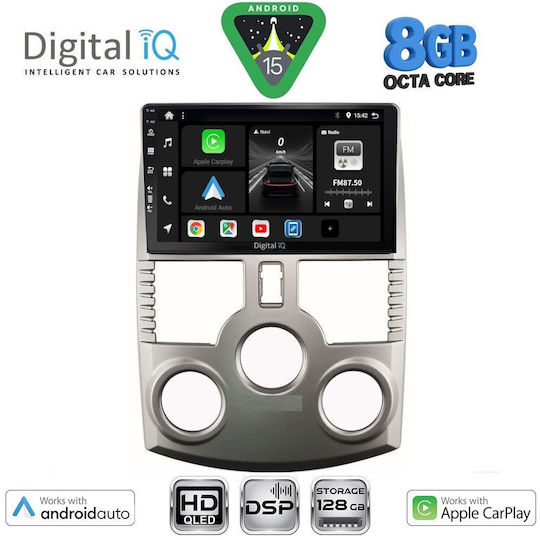 Digital IQ Ηχοσύστημα Αυτοκινήτου για Daihatsu Terios 2006-2017 (Bluetooth/USB/WiFi/GPS/Apple-Carplay/Android-Auto) με Οθόνη Αφής 9"