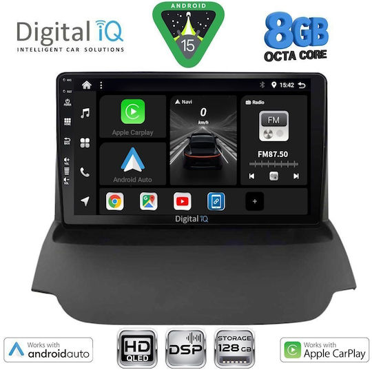 Digital IQ Car Audio System for Ford EcoSport 2012-2018 Bluetooth USB WiFi GPS Apple CarPlay Android Auto with 9" Touch Screen
