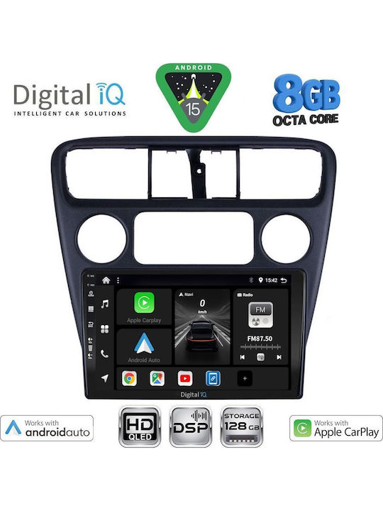 Digital IQ Car Audio System for Honda Accord 1998-2004 Bluetooth USB WiFi GPS Apple CarPlay Android Auto with 9" Touch Screen
