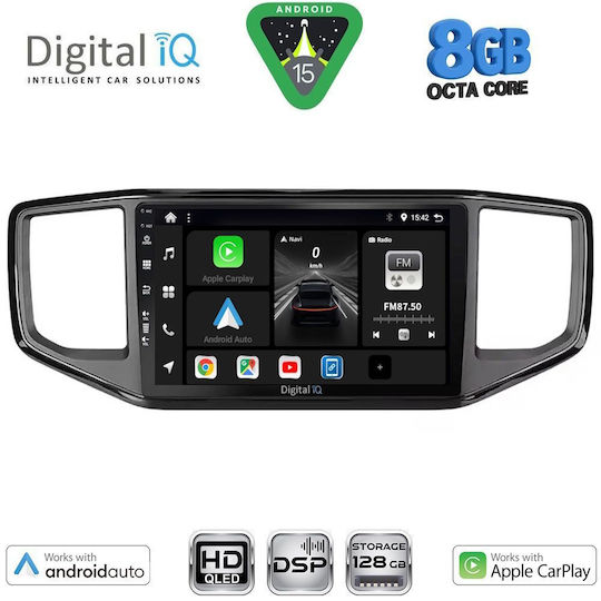 Digital IQ Ηχοσύστημα Αυτοκινήτου για Volkswagen Amarok 2017-2022 (Bluetooth/USB/WiFi/GPS/Apple-Carplay/Android-Auto) με Οθόνη Αφής 9"