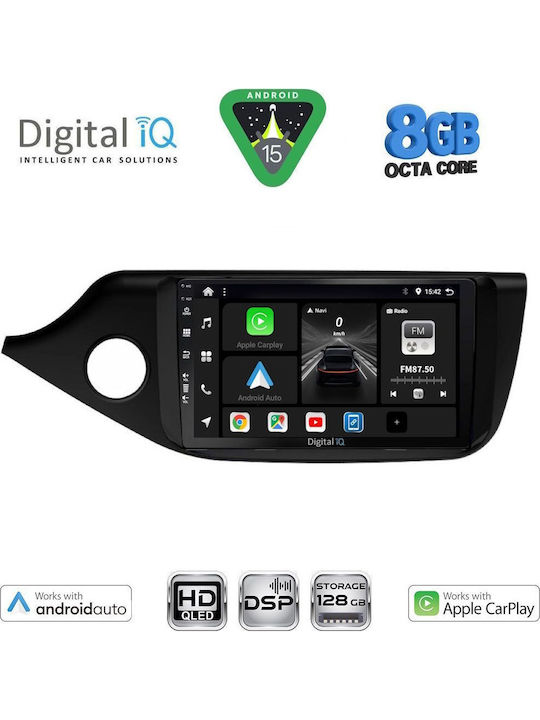 Digital IQ Car Audio System for Kia Ceed 2012-2018 Bluetooth USB WiFi GPS Apple CarPlay Android Auto with 9" Touch Screen