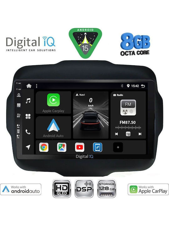 Digital IQ Car Audio System for Jeep Renegade 2014+ with Touch Screen 9" Digital IQ BXF 7290 CPAA