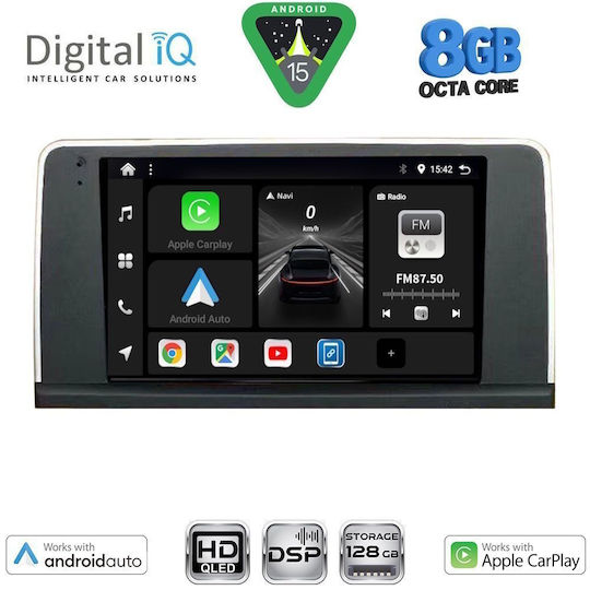 Digital IQ Ηχοσύστημα Αυτοκινήτου για BMW X3 (F25) 2011-2013 (Bluetooth/USB/WiFi/GPS/Apple-Carplay/Android-Auto) με Οθόνη Αφής 9"