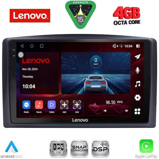 Lenovo Ηχοσύστημα Αυτοκινήτου για Mercedes-Benz Vito / Viano 2015-2022 (Bluetooth/USB/WiFi/GPS/Apple-Carplay/Android-Auto) με Οθόνη Αφής 10"