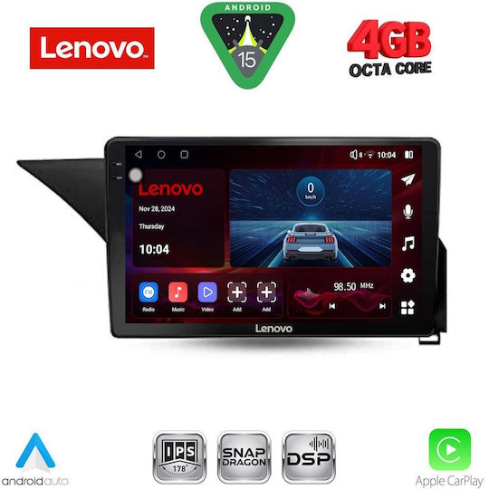 Lenovo Ηχοσύστημα Αυτοκινήτου για Mercedes-Benz E Class 2009-2016 (Bluetooth/USB/WiFi/GPS/Apple-Carplay/Android-Auto) με Οθόνη Αφής 10"