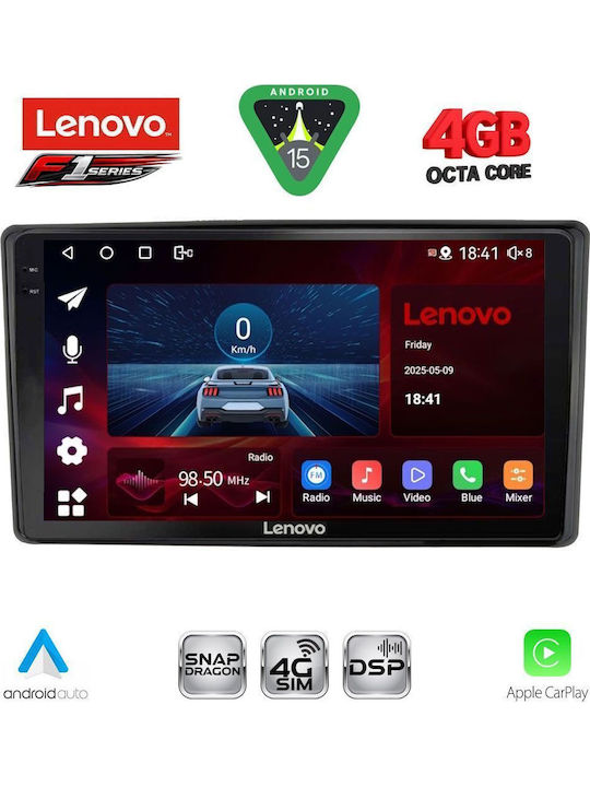 Lenovo Car Audio System for Toyota Raize 2020 with Touch Screen 10" Bluetooth USB Wi-Fi GPS Apple CarPlay Android Auto Lenovo SSQ 9701 CPA