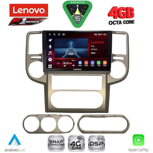 Lenovo Car Audio System for Nissan X-Trail 2004-2007 (Bluetooth/USB/WiFi/GPS/Apple CarPlay/Android Auto) with 10" Touch Screen