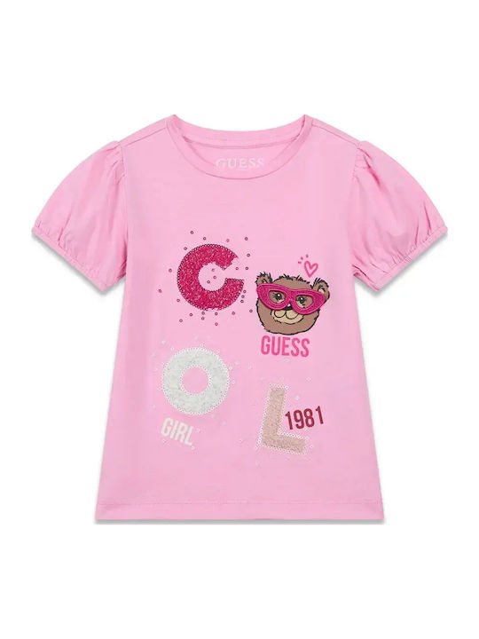 Guess Kinderoberteil Kurzärmelig Rosa