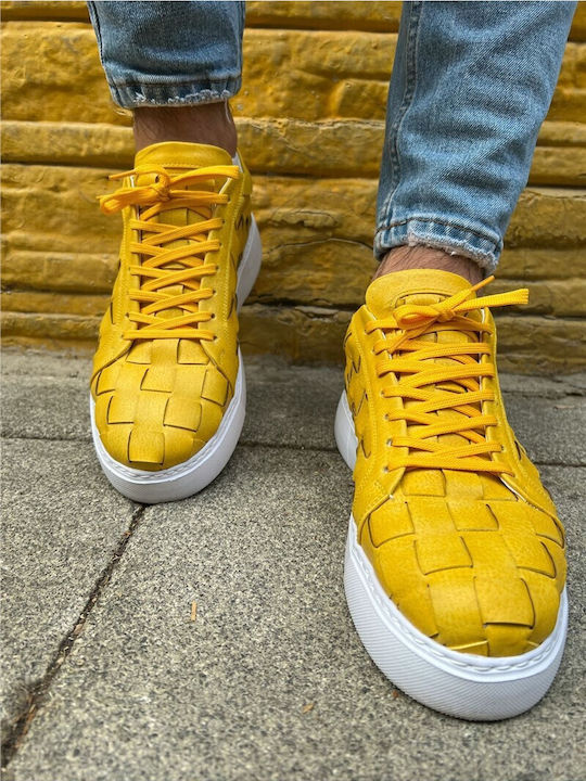 Chekich Men's Sneakers Yellow