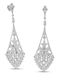 Themelidis Jewels Silver Dangle Earrings with Stones